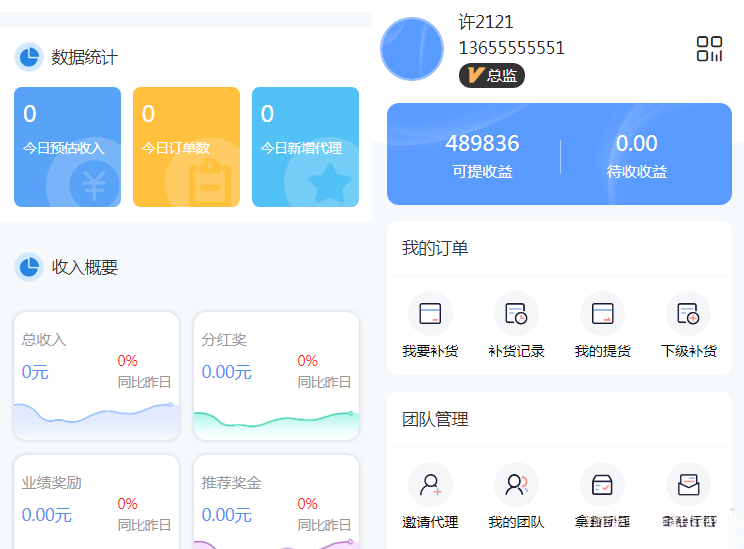 PHP开发微商分销代理商城系统源码 支持自定义代理等级