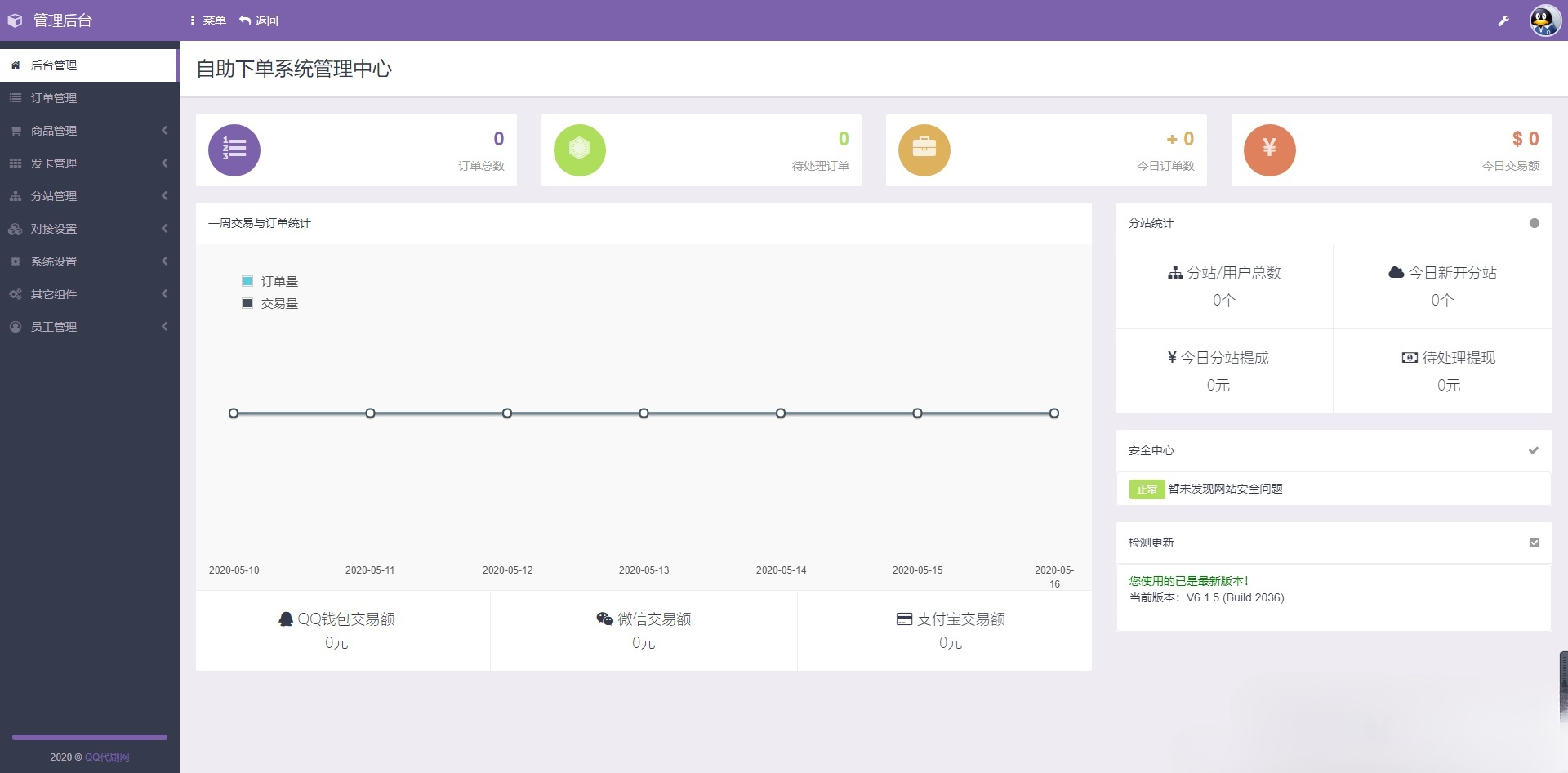 PHP源码彩虹自助下单系统 免授权破解版 图片2