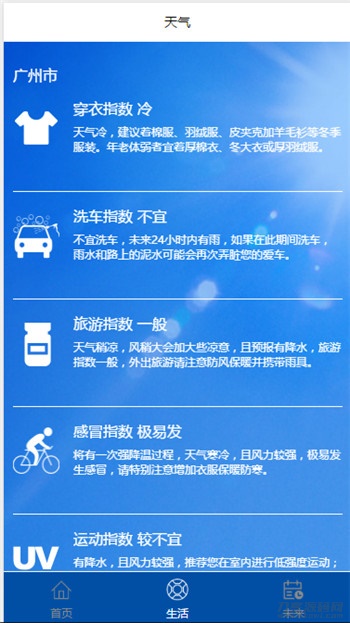 微信小程序天气预报源码 PHP调用API接口 图片3
