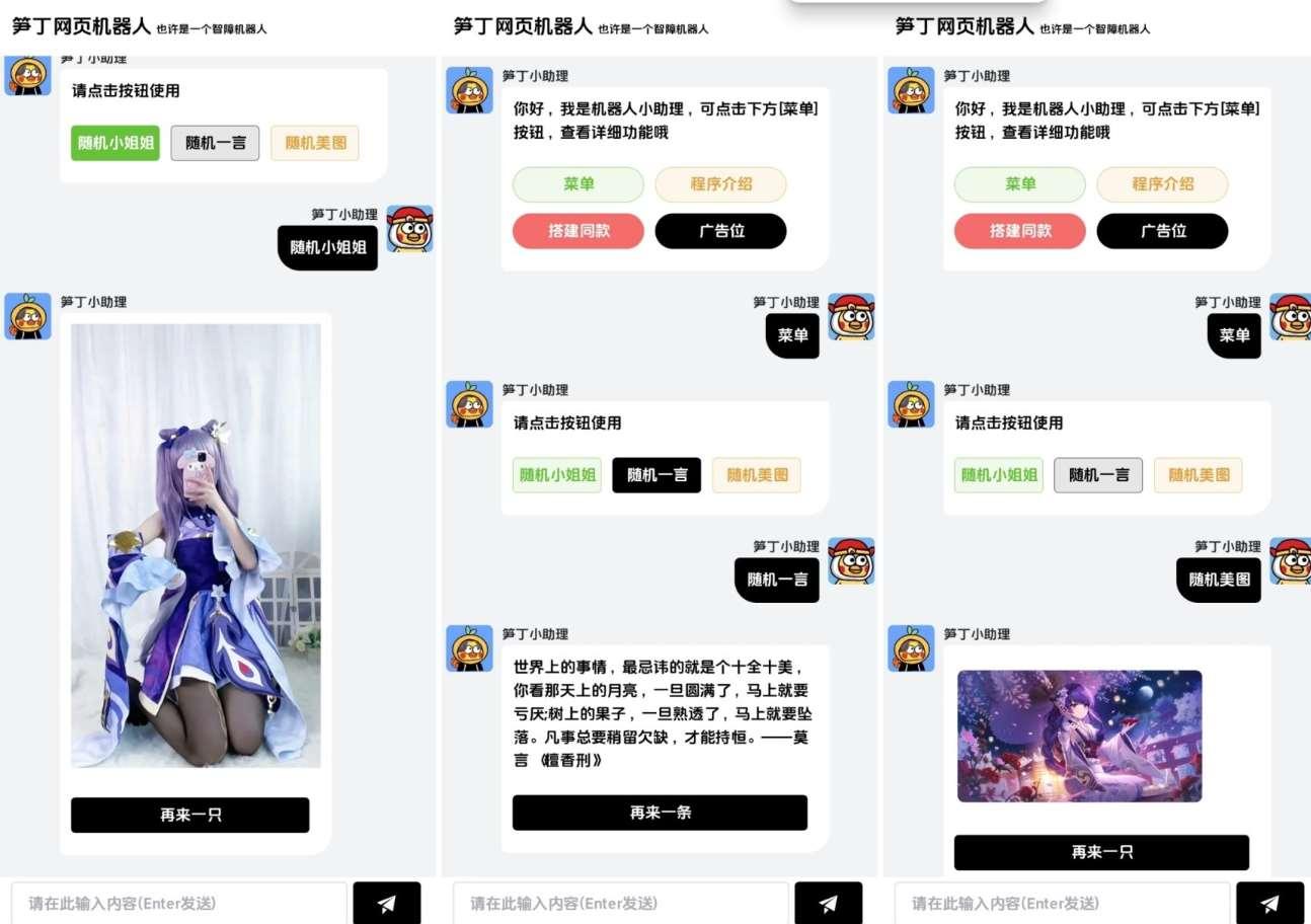 Golang网页自动回复机器人源码 笋丁免授权版 图片2