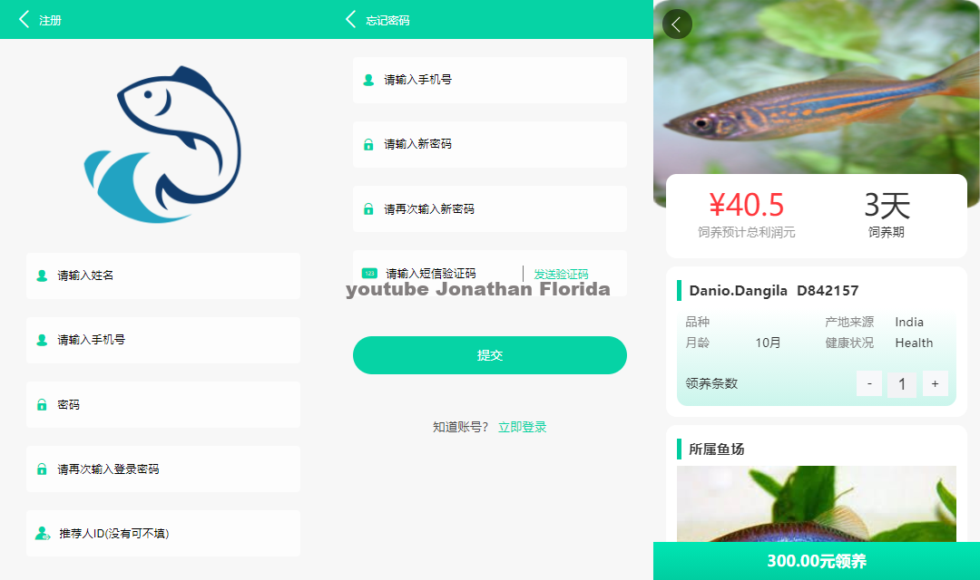 金融投资商城抽奖双语系统 养鱼理财PHP源码 图片2