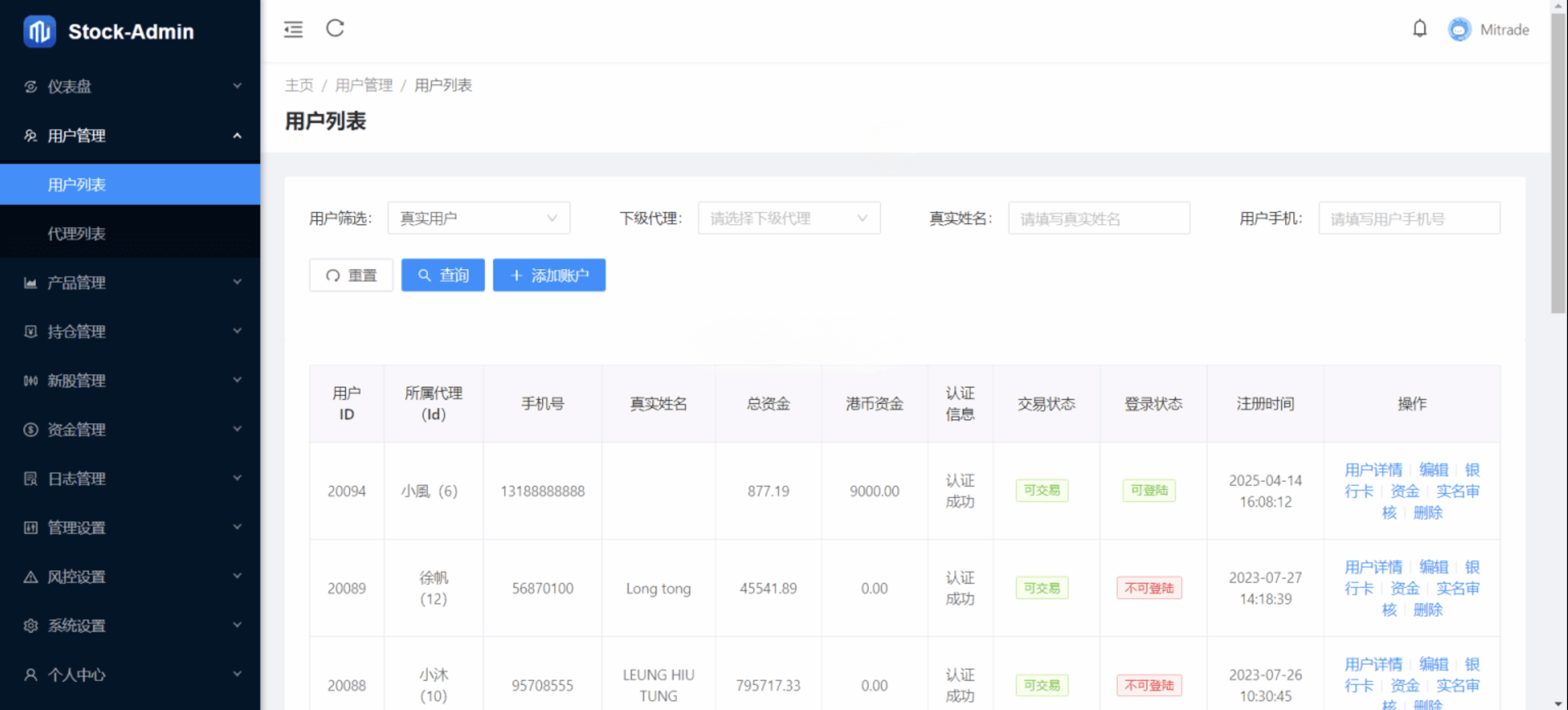 Vue.js 前端与 Java 后端全开源香港股票大宗交易及新股申购系统 图片5