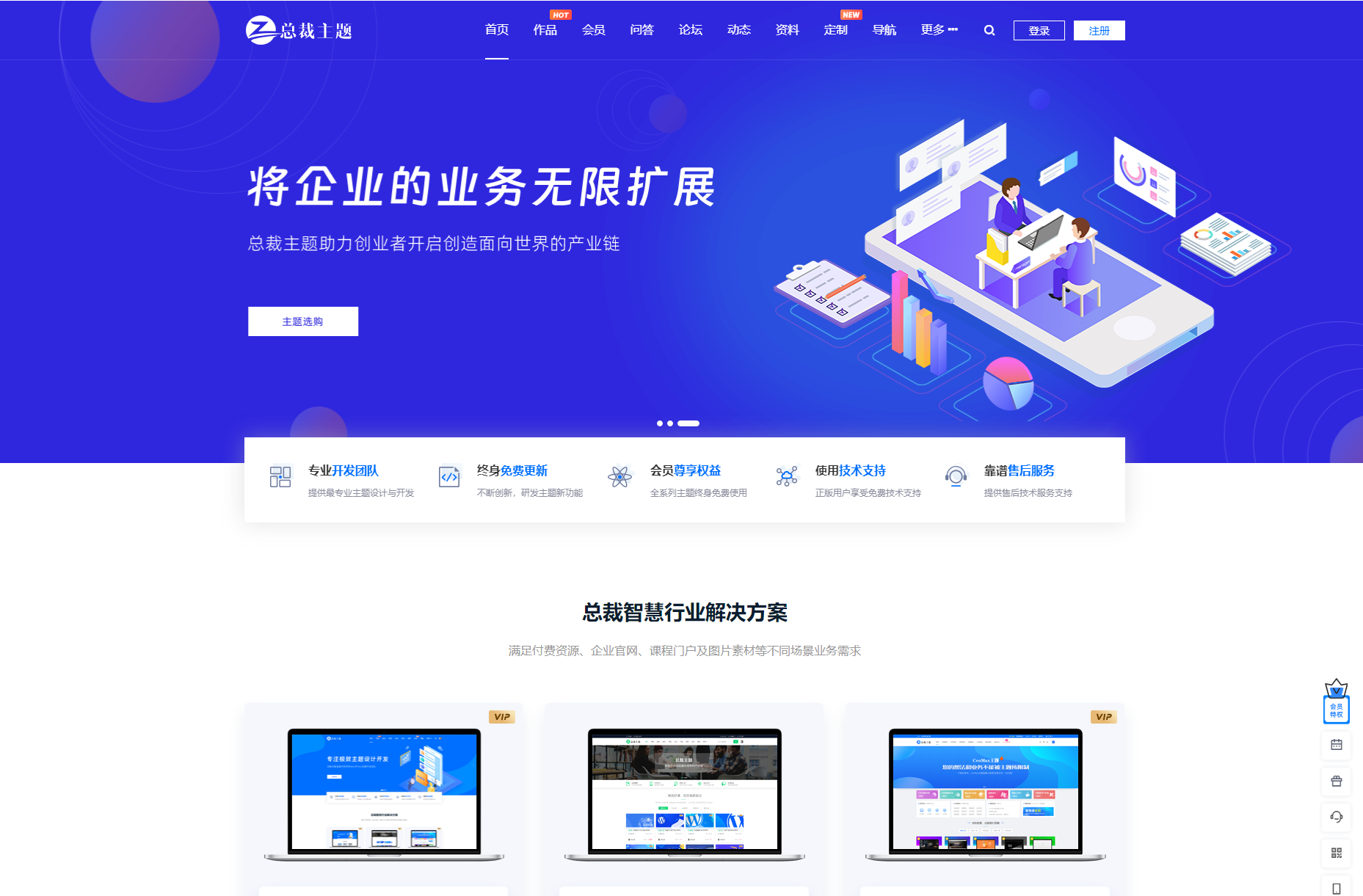 CeoNova Pro WordPress 产品官网主题模板
