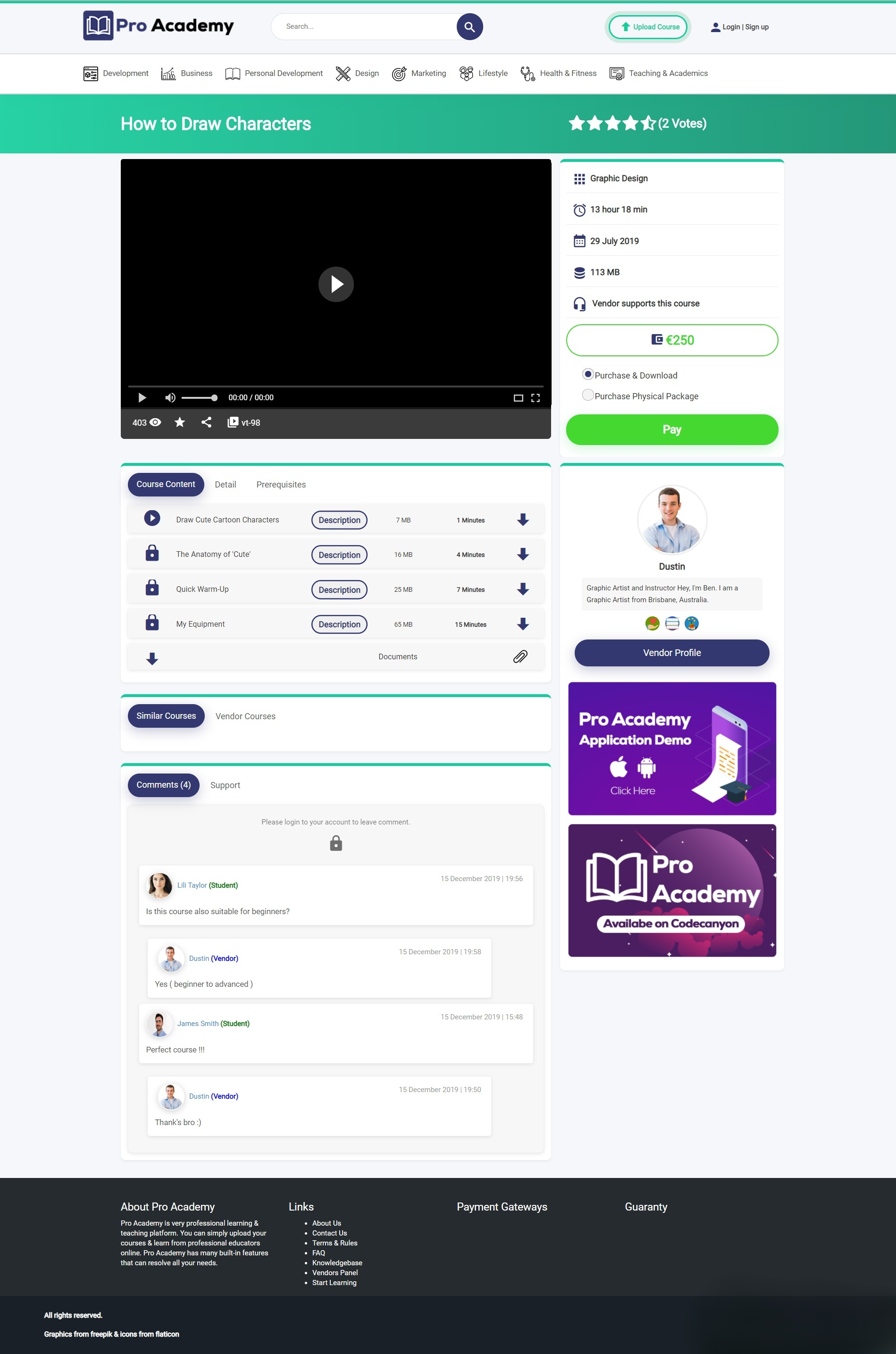 Proacademy PHP在线教育LMS源码 支持直播课程