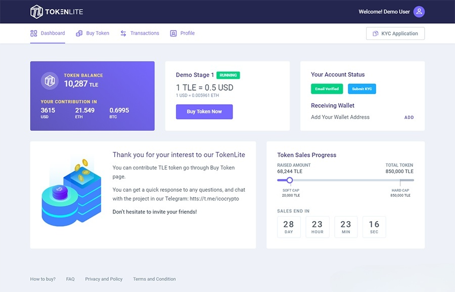 TokenWiz：PHP+Laravel 构建的 ICO 与 STO 代币销售管理系统源码 图片2