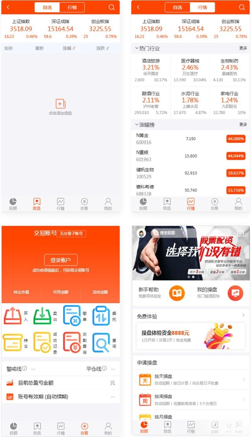 A股策略买点股票配资系统 PHP源码 图片2