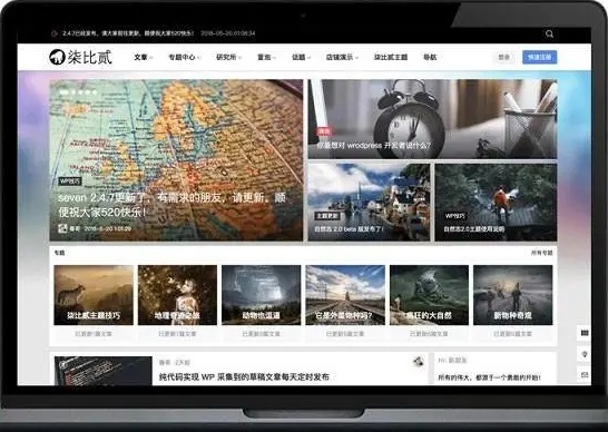 WordPress多功能主题 柒比贰B2 PHP源码 去授权版