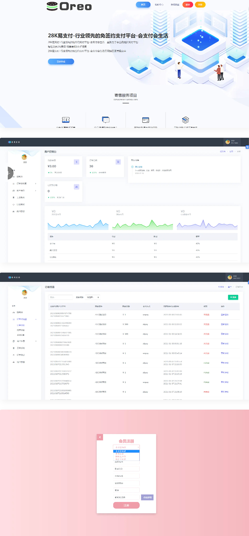 第四方支付系统易支付 PHP 源码完整版