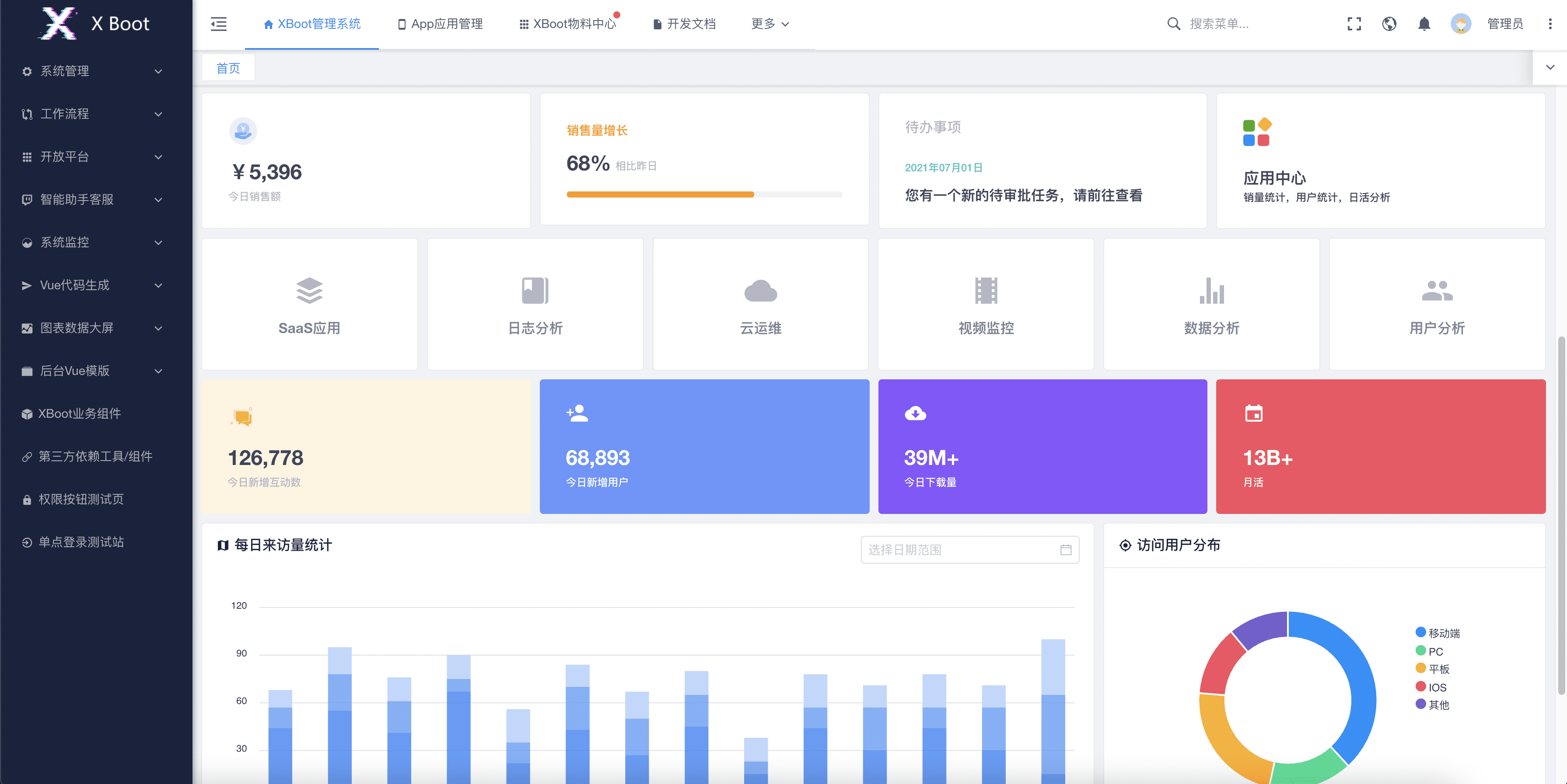 XBoot快速开发平台：SpringBoot与Vue前后端分离架构实践
