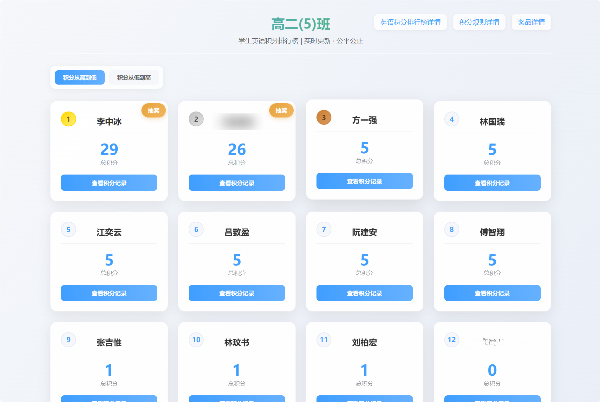 班级学生积分抽奖系统PHP源码：学生教育管理工具 图片2
