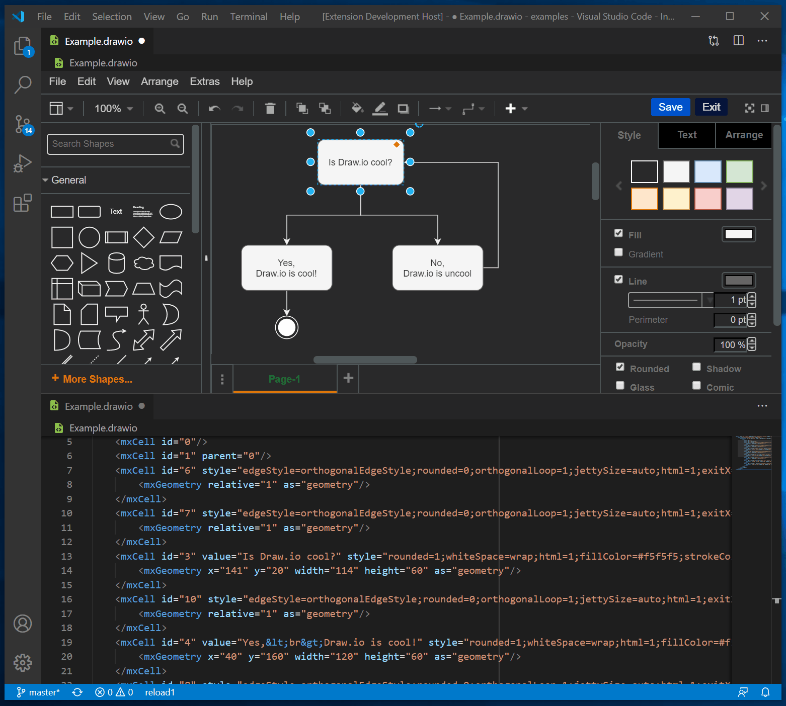 VS Code 扩展图表编辑工具：Draw.io 集成源码 图片2