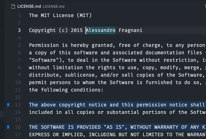 VS Code 书签扩展源码：代码导航工具