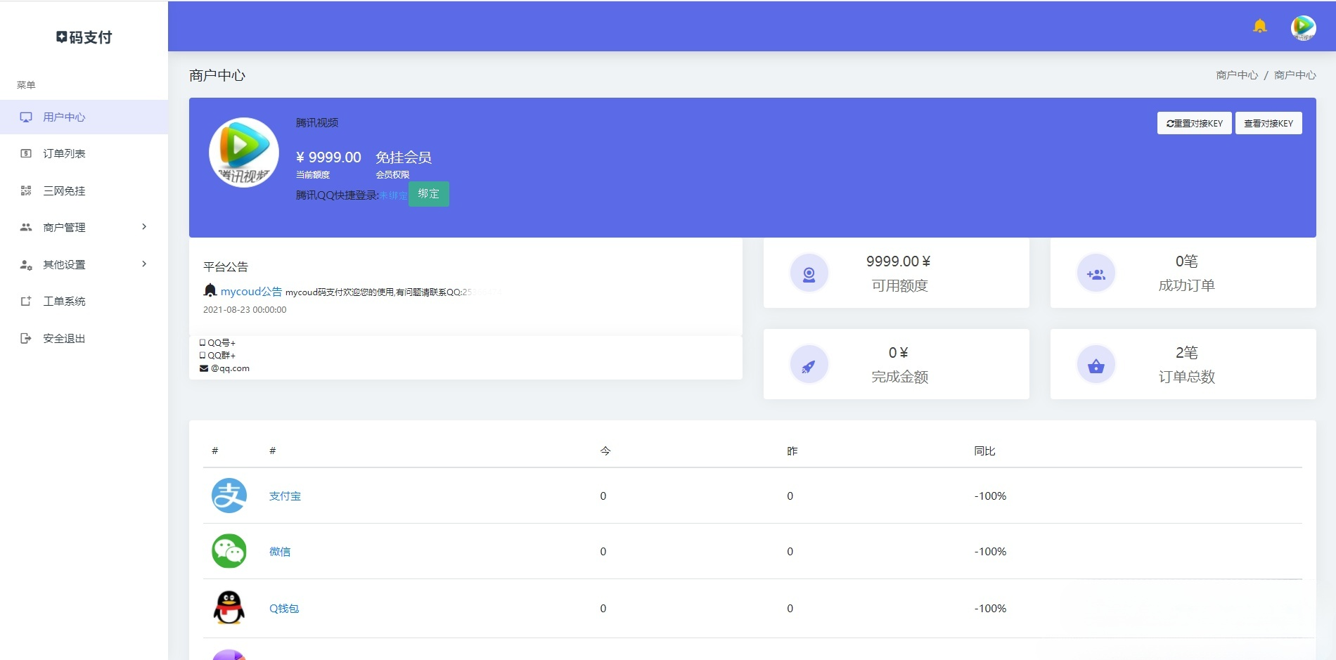 PHP开源三合一免签支付系统源码，个人二维码收款与本地回调