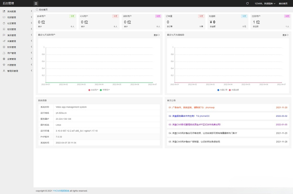 英皇CMS影视网站系统 PHP源码 多模板采集 图片4