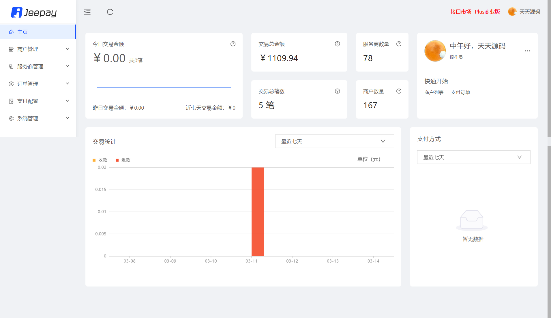 Jeepay支付系统源码 Spring Boot+Vue 企业级开源项目 图片1